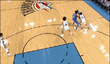 保罗助攻诺埃尔空接扣篮得手