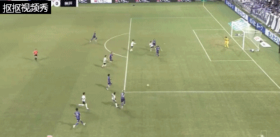 神户胜利船禁区外凌空抽射被大迫敬介扑出