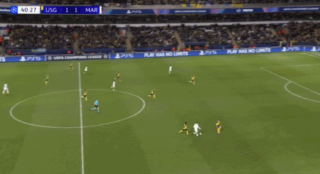 格林伍德禁区内破门，圣吉罗斯联合1-2马赛