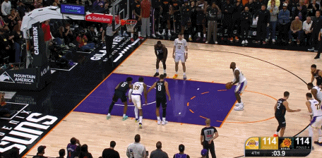 詹姆斯4次罚球命中2个帮助球队反超