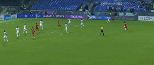 阿赛扎头球破门，U23约旦1-0吉尔吉斯斯坦U23