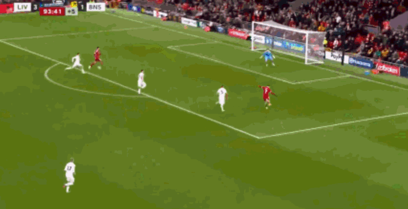 埃基蒂克铲射得分，利物浦4-1巴恩斯利