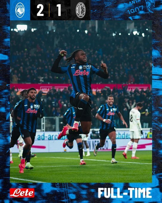 亚特兰大2-1米兰