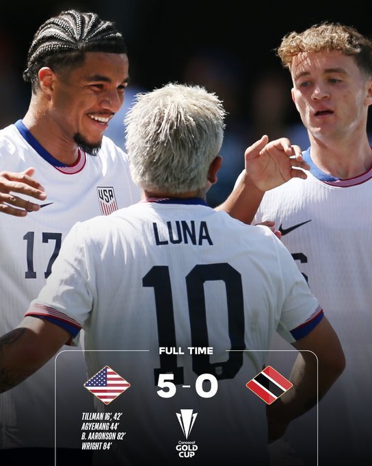 美国5-0特立尼达和多巴哥