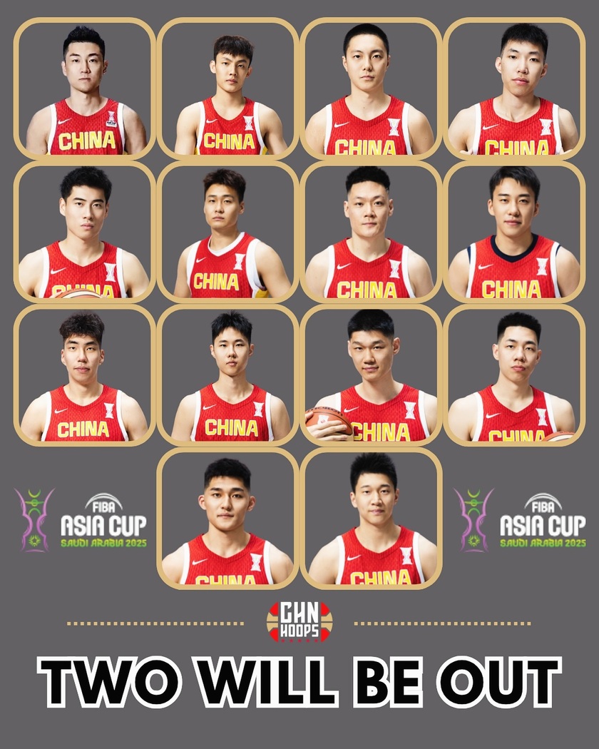 中国男篮14人大名单（曝徐杰和张宁将无缘最终大名单）