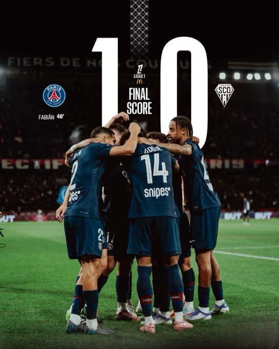 巴黎圣日耳曼1-0昂热