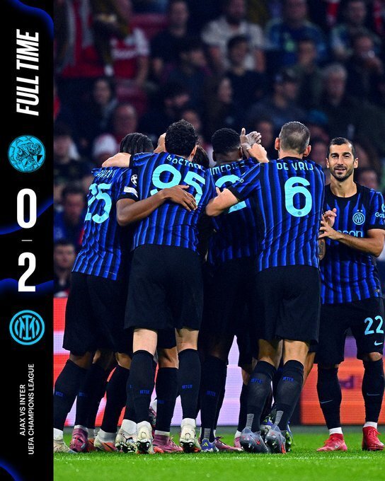 阿贾克斯0-2国际米兰