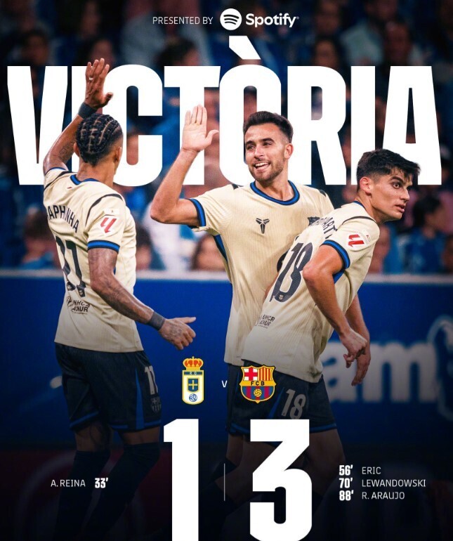 皇家奥维耶多1-3巴塞罗那