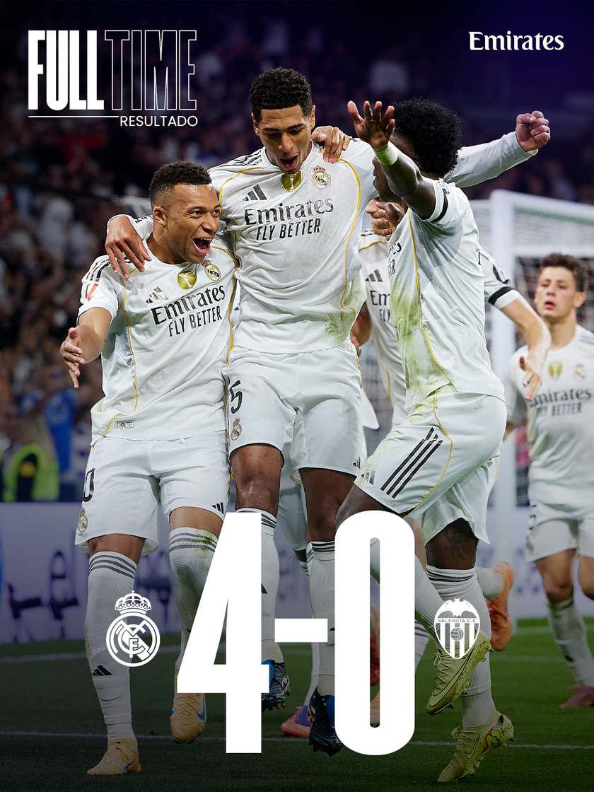 皇马4-0瓦伦西亚