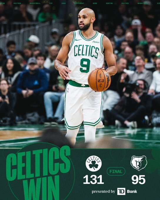 凯尔特人131-95灰熊