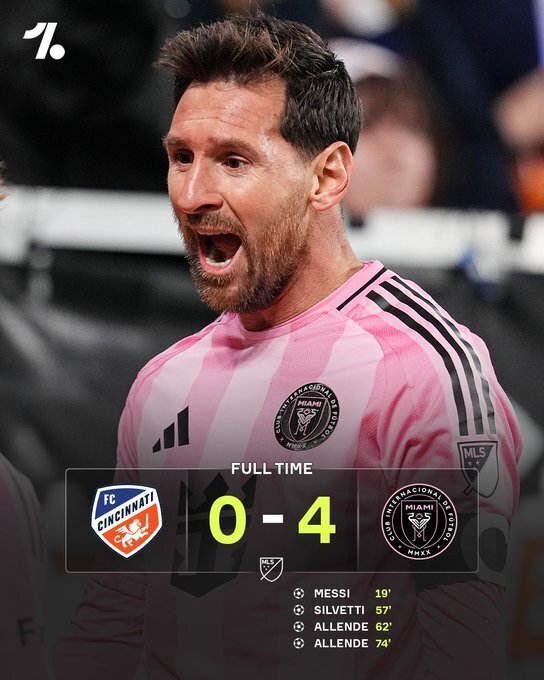 迈阿密国际4-0辛辛那提