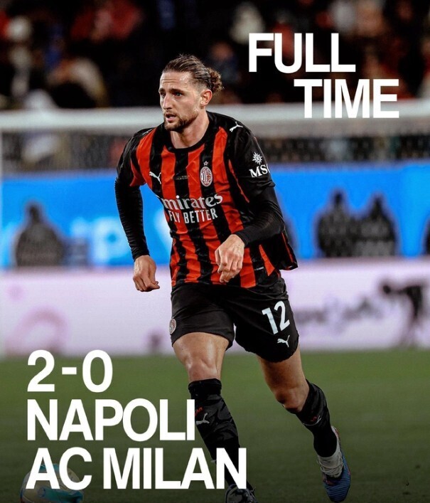 AC米兰0-2那不勒斯