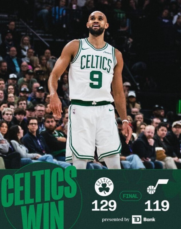 凯尔特人129-119爵士