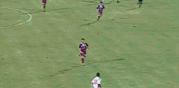 对阵卡塔尔李明的进球