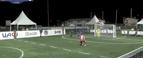 盲人国脚进球动图