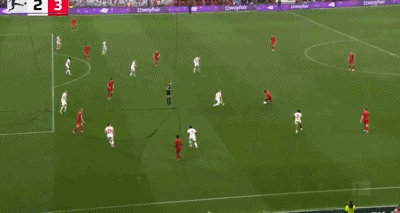 第62分钟，戴尔头球，拜仁1-2莱比锡 