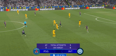 第72分钟，KK7破门，巴黎4-0国米