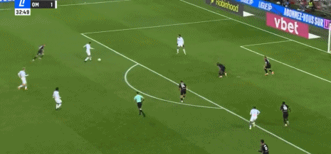 格林伍德射门折射破门，马赛2-0尼斯