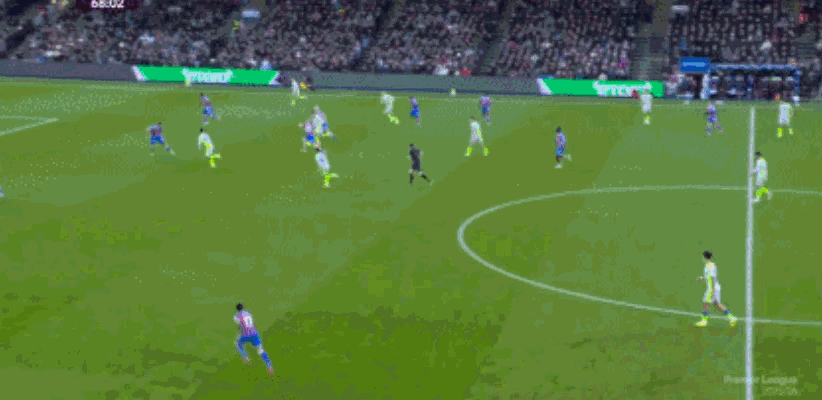 福登禁区前贴地斩破门，曼城2-0水晶宫