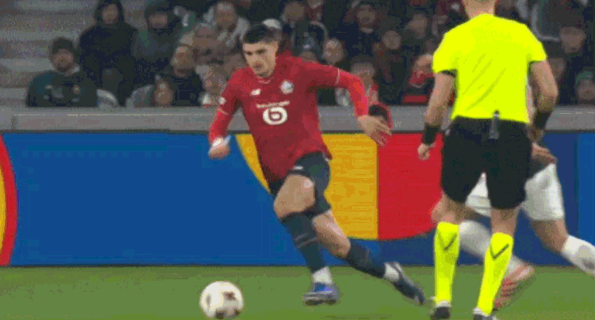 埃格斯泰因踩人犯规被判离场