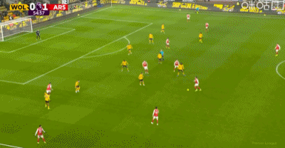 因卡皮耶抽射破门，阿森纳2-0狼队