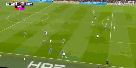 拉尔森破门，热刺1-2水晶宫