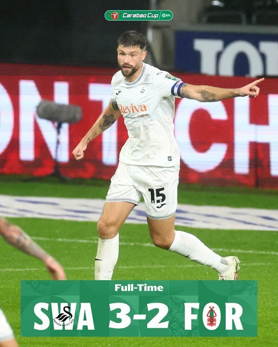 斯旺西3-2诺丁汉森林
