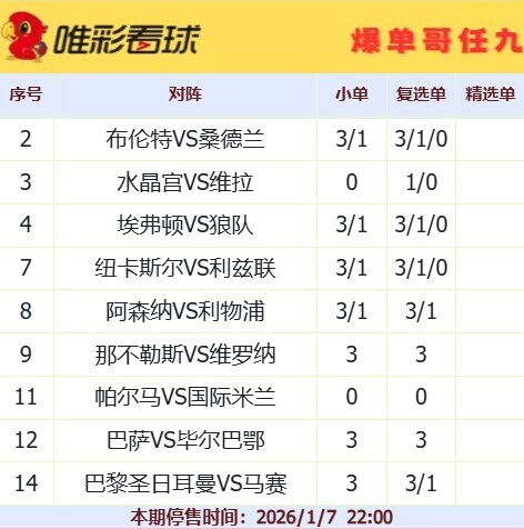 爆单哥26004期小单和复选单