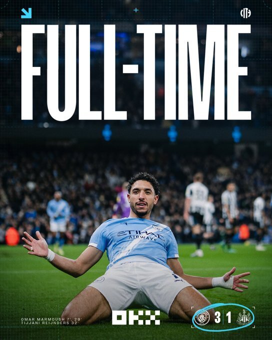 曼城3-1纽卡斯尔