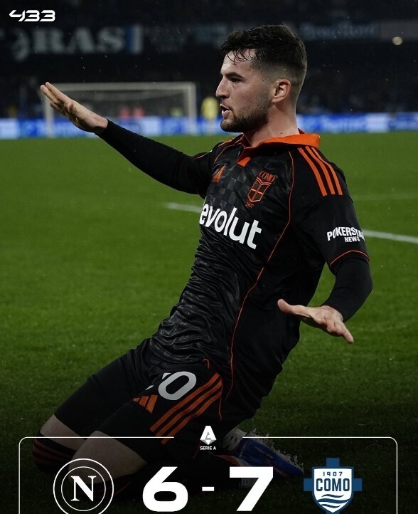 那不勒斯1-1科莫