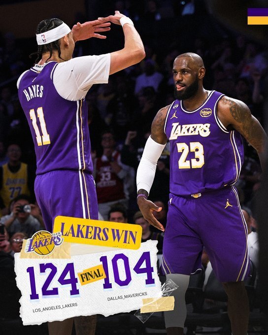 湖人124-104独行侠