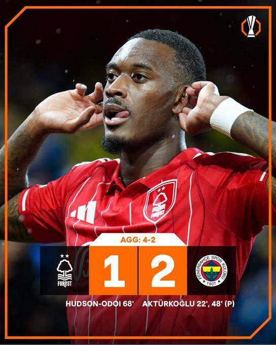 诺丁汉森林1-2费内巴切