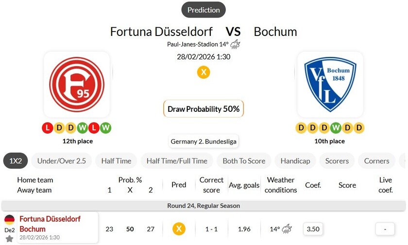 杜塞尔多夫VS波鸿