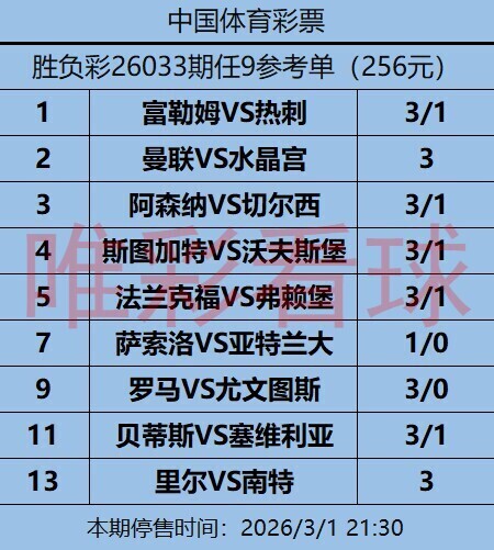 姜山冷门26033期