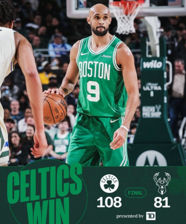 凯尔特人108-81雄鹿