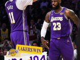 NBA-湖人124-104独行侠，詹姆斯28+10+12三双 里夫斯18+6 克里斯蒂19分