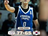 中国台北77-65胜残阵韩国取世亚预首胜，3天后将战中国男篮