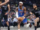 NBA-雷霆100-87独行侠，亚历山大30+5+4切特19+9率队送独行侠三连败